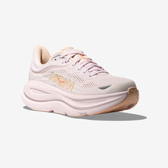 Hoka Women's Bondi 9 "Lilac Cream/Tangerine Glow"