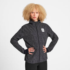 Saysky Women's Reflective Blaze Jacket "Black AOP"