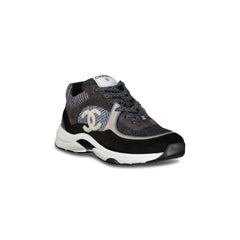 TWEED CC LOGO RUNNER GREY / BLACK TRAINERS
