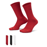 Jordan Everyday Crew Socks (3 pairs) "Multi-Color" (Unisex)