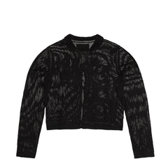 Brain Dead Mesh Knit Spiral Cardigan