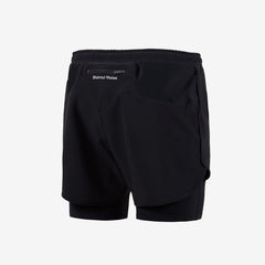 District Vision Layered Pocketed Trail Shorts "Black"