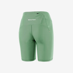 District Vision Womens 7in Pocketed Half Tights "Mint"