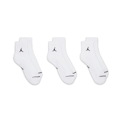 Jordan Everyday Ankle Socks 3 Pairs "White Black" (Unisex)