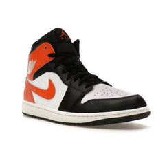 Nike Air Jordan 1 Mid Black Toe Starfish
