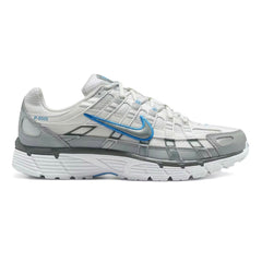 Nike P-6000 White Metallic Silver Blue