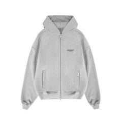 Represent Owners Club Zip Hoodie (Ash Grey)