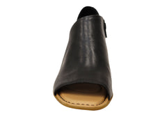 Born Sher Womens Cushioned Comfort Footbed Mid Heel Leather Sandals