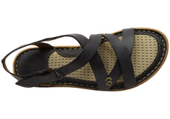 Born Trinidad Sport Womens Leather Sandals With Cushioned Footbed