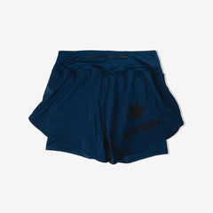Saysky Women's Pace 2 in 1 Shorts 3" "Blue"