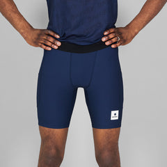 Saysky Men's Combat+ Rib Short Tights 8" "Blue"