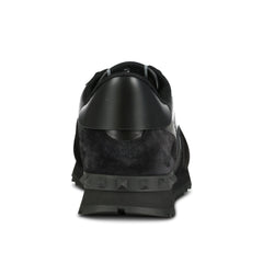 VALENTINO BLACK CAMOUFLAGE ROCKRUNNER TRAINERS BLACK