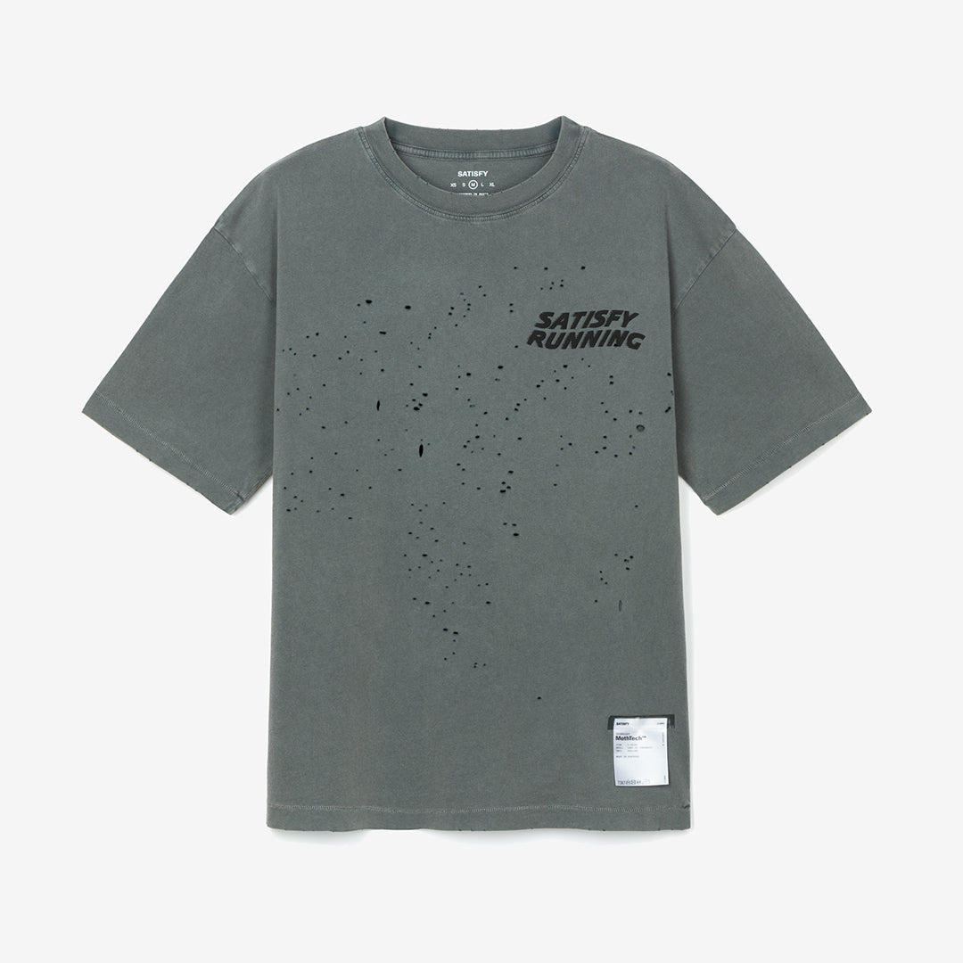 Satisfy Mothtech™ T‑Shirt "Faded Black 01A08"