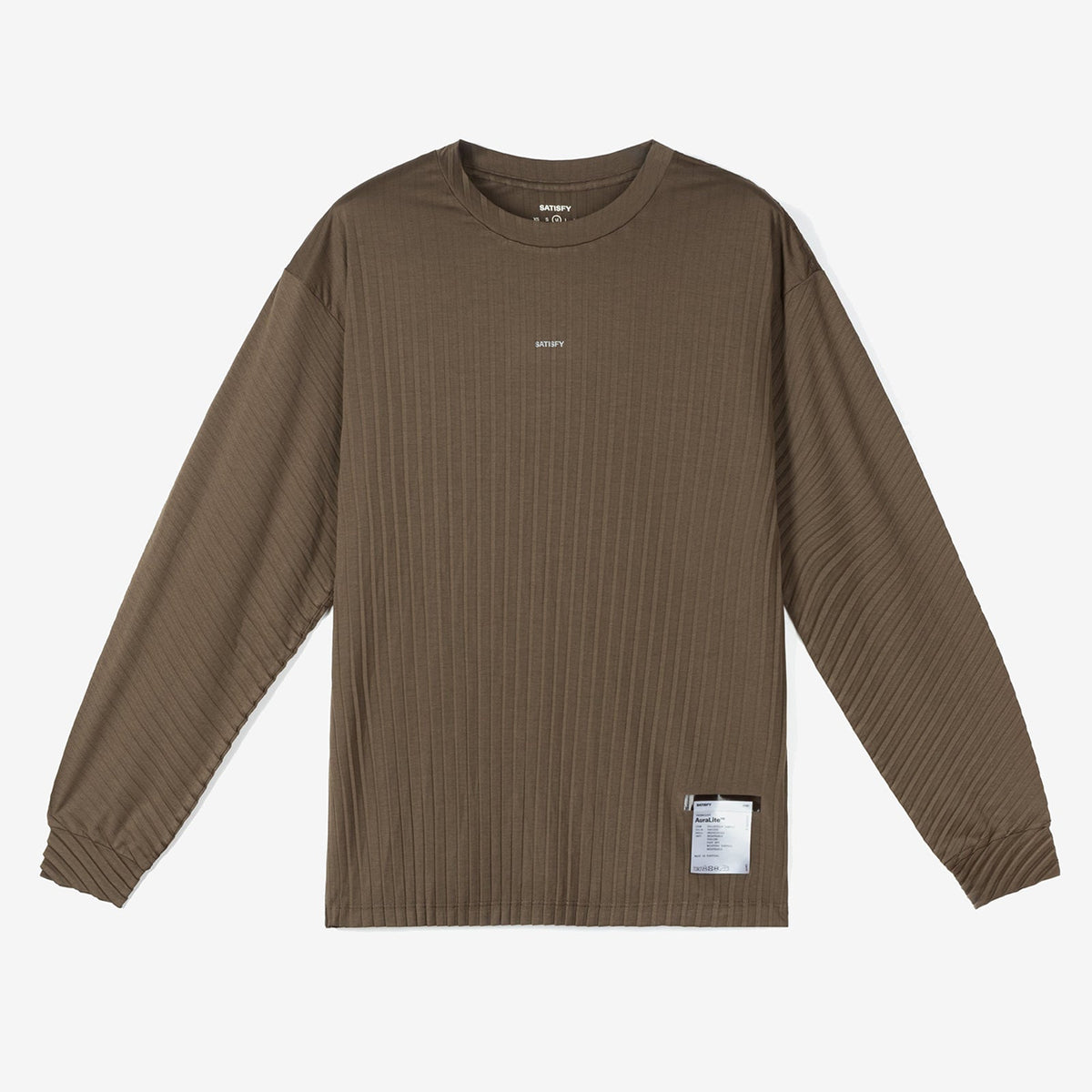 Satisfy Auralite™ Pleated Long Tee "Olive"