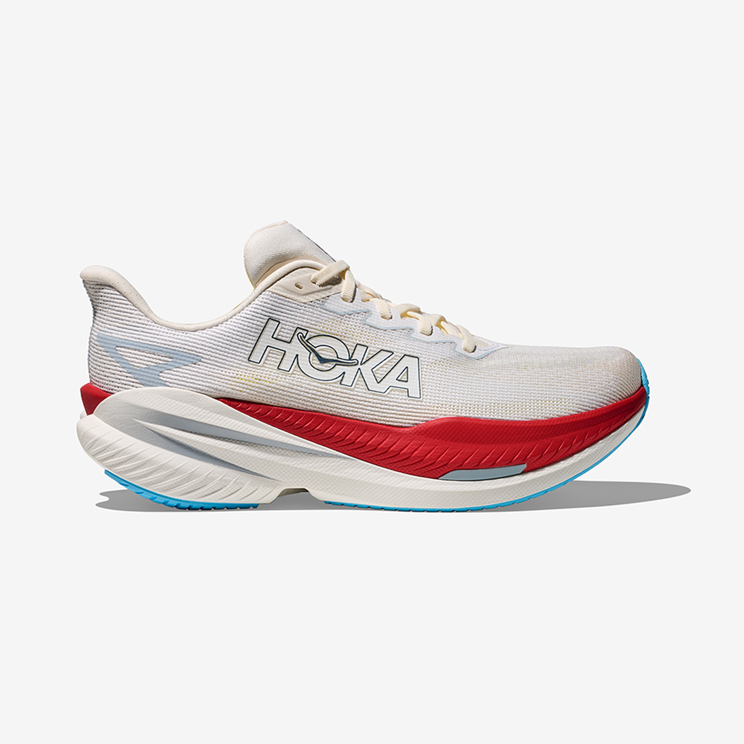 Hoka Men's Mach X 3 "White/Alabaster"