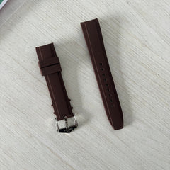 Silicone Strap for Swatch x Omega Moonswatch - Brown