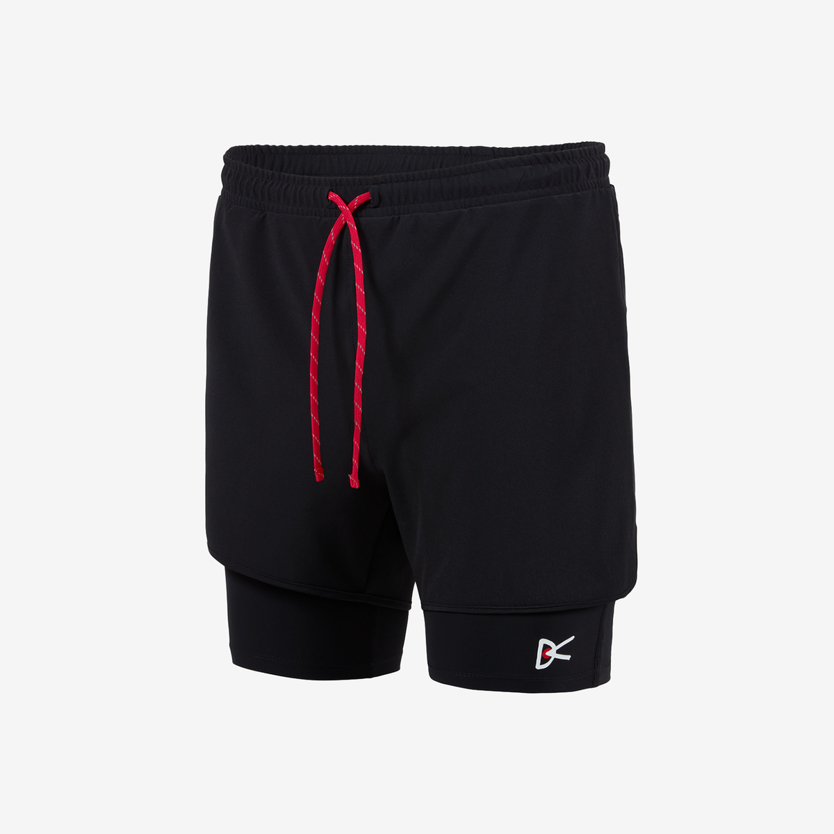 District Vision Layered Pocketed Trail Shorts "Black"