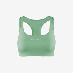 District Vision Womens Twin Layer Medium Support Bra "Mint"
