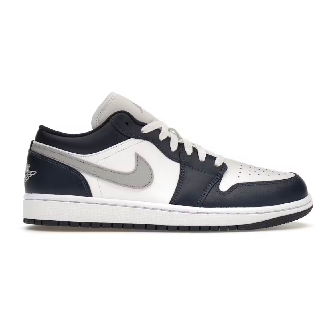 Nike Air Jordan 1 Low Midnight Navy Wolf Grey