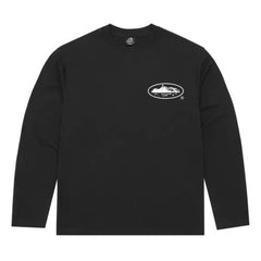 Corteiz OG Island Logo Longsleeve Tee Black