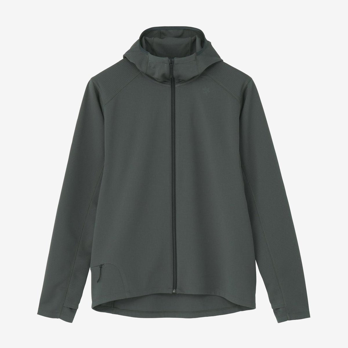 Goldwin Men's Dual Layered L/S Hoodie "Cloud Gray"