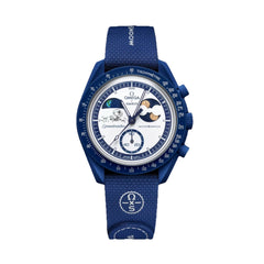 Swatch x Omega Moonswatch Mission to Earthphase Moonshine Gold