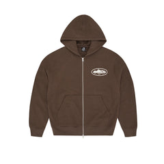 Corteiz Island Puff Print Zip Hoodie