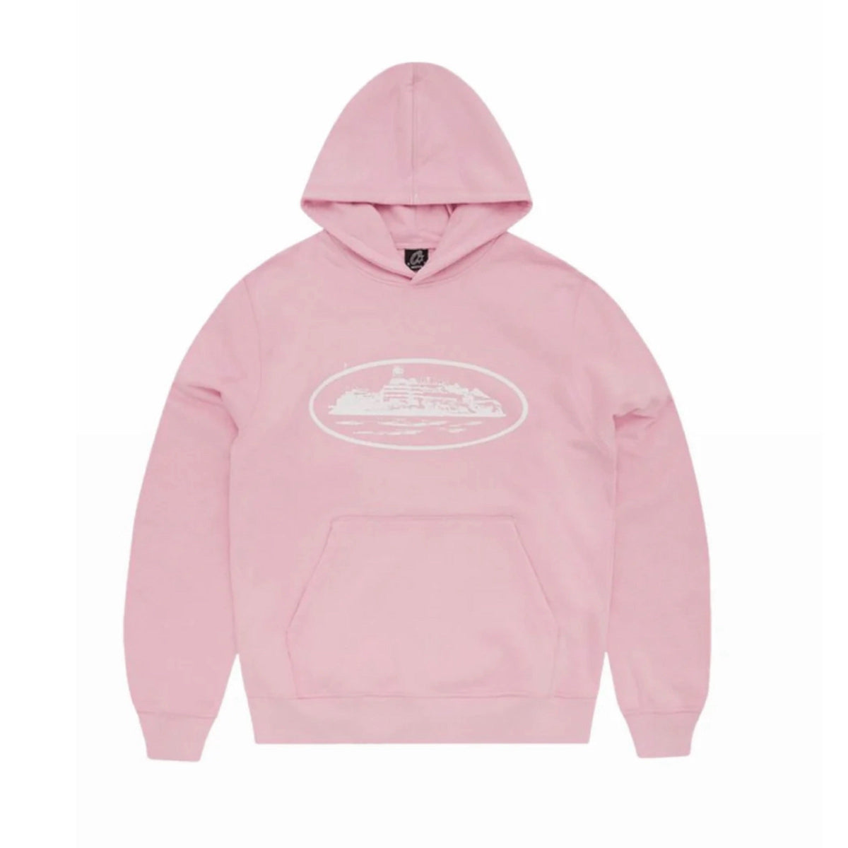 Corteiz Alcatraz Hoodie Baby Pink