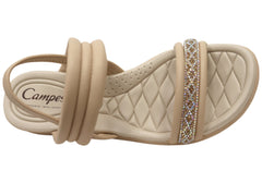 Campesi Lorina Womens Brazilian Cushioned Footbed Comfortable Sandals