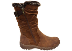 Bellissimo Noon Womens Comfortable Mid Calf Boots