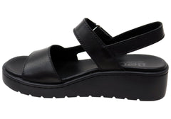 Born Kit Womens Leather Comfortable Platform Sandals