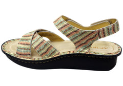 Alegria Kelsi Womens Comfortable Leather Sandals Spumoni