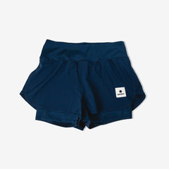 Saysky Women's Pace 2 in 1 Shorts 3" "Blue"