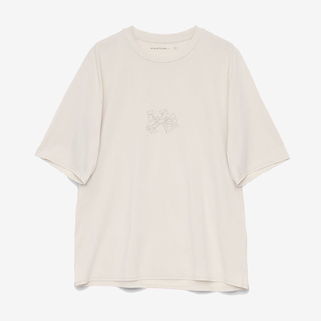 Portal Men's Lateral Peak SS Tee "Bone White"