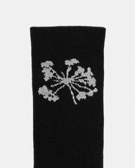 Portal Pattern Active Sock "Black Beauty/Reflective"