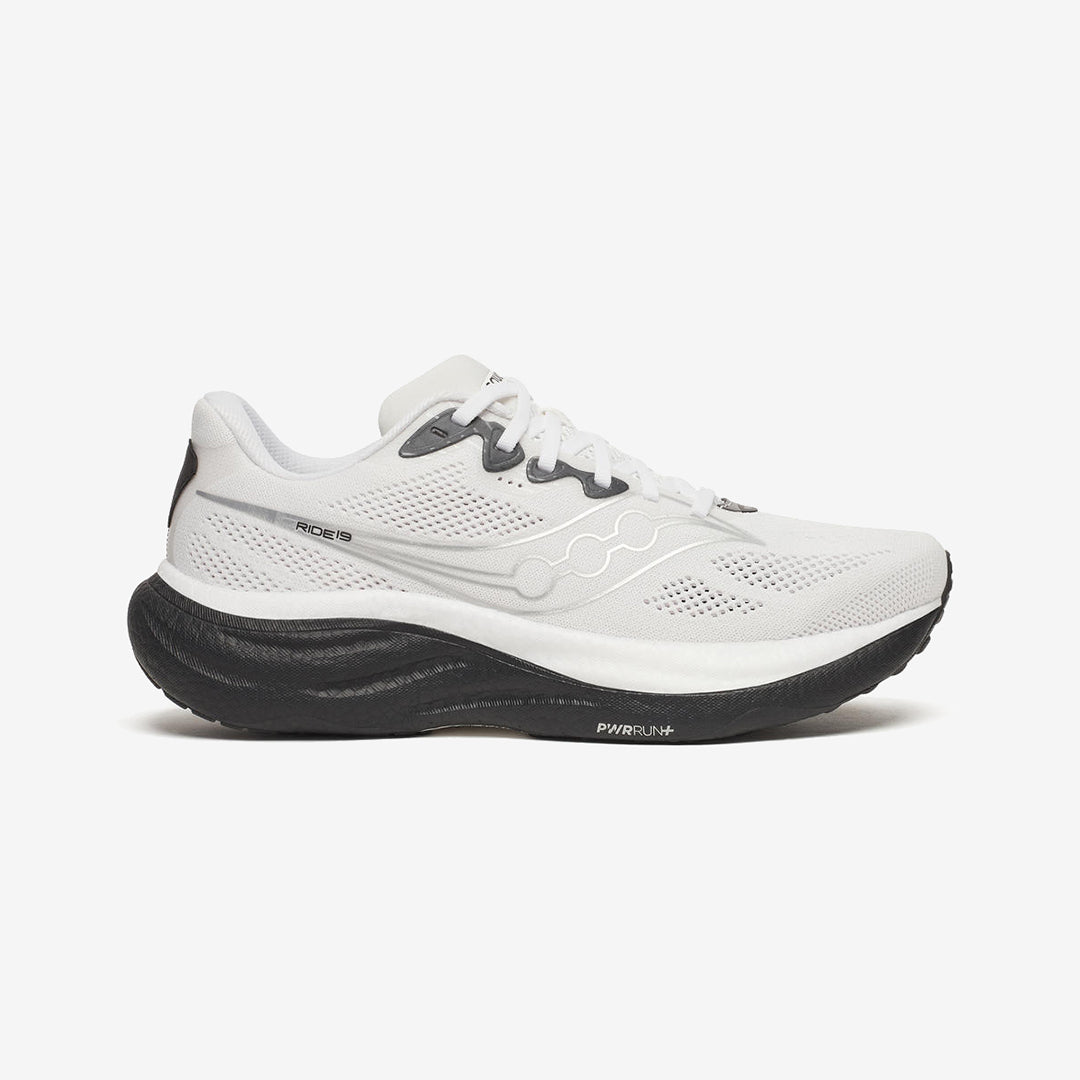 Saucony Men's Ride 19 "White/Black"