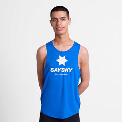 Saysky Men's Logo Combat Pro Singlet "Blue"