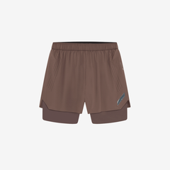 Soar Men's Dual Run Shorts "Dark Grey"