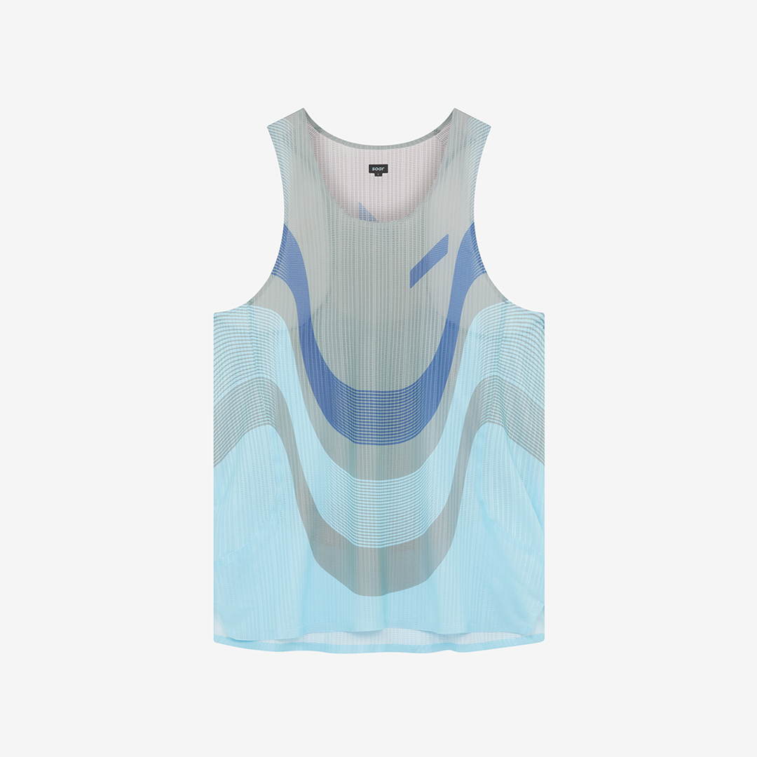 Soar Men's Race Vest 2.0 "Blue/Grey/Light Blue"