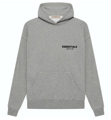 FEAR OF GOD ESSENTIALS PULL-OVER HOODIE  DARK OATMEAL HOODIE