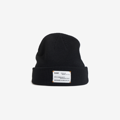 Bandit Unisex Waffle Patch Beanie "Black"