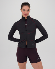 Bandit Women's Stamina™ Corset 2-Way Zip Jacket "Black/Fig"