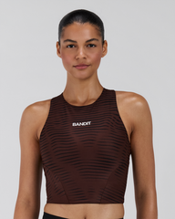 Bandit Women's Stamina™ Race Crop "Organic Stripe Cacao"