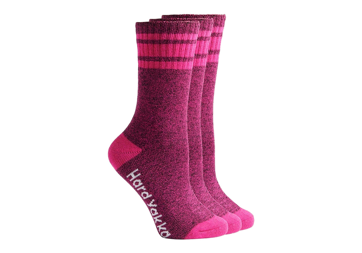 6 Pairs of Hard Yakka Womens Bambo Work Socks