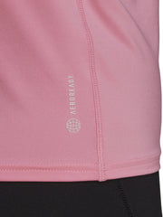 adidas Run Fast PB Short Sleeve Womens Running Top - Pink