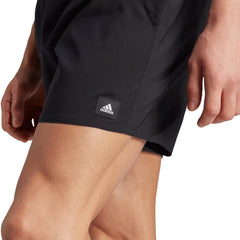 adidas Solid CLX Mens Swim Shorts - Black