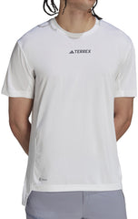 adidas Terrex Multi Sports Mens Short Sleeve Top - White